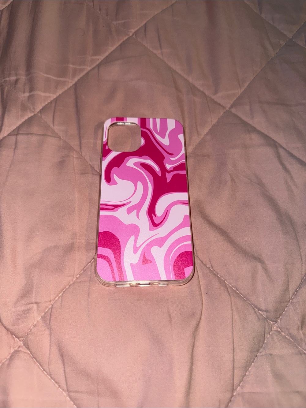 Pink Swirl Protective Phone Case